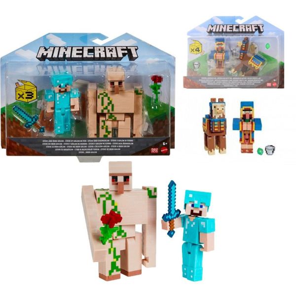 Mattel Minecraft 3.25 Figürler İkili Paket GTT53