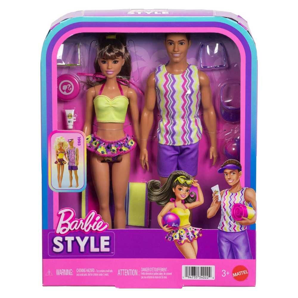 Mattel Barbie Ve Ken Plaj Bebekleri