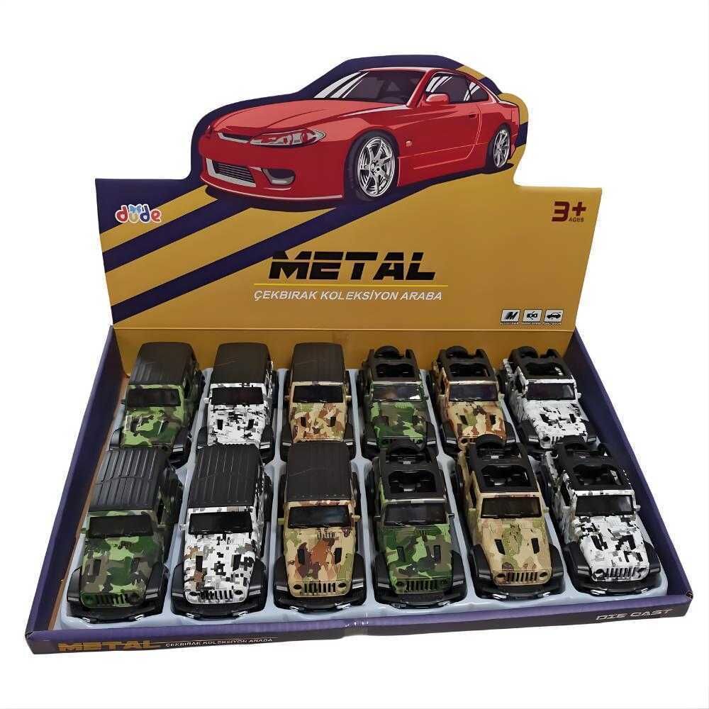 Seher 1:36 Çek Bırak Metal Off Road Cip Kamuflajlı