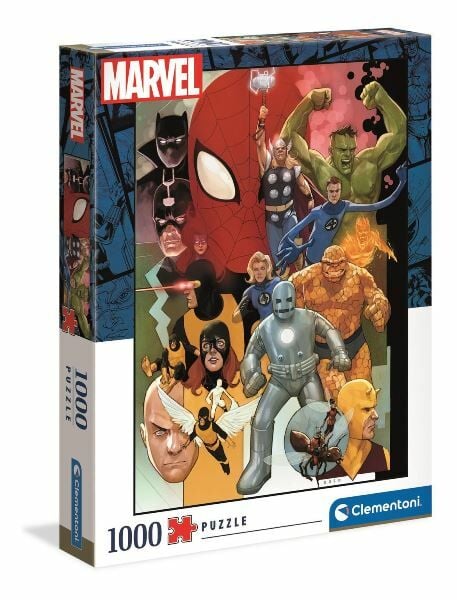 Clementoni Puzzle 1000 Hqc Marvel 80 39612