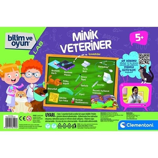 Clementoni Bilim ve Oyun Minik Veteriner 64195
