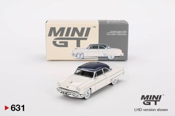Mini GT 1/64 Lincoln Capri 1954 Arctic White Atlan