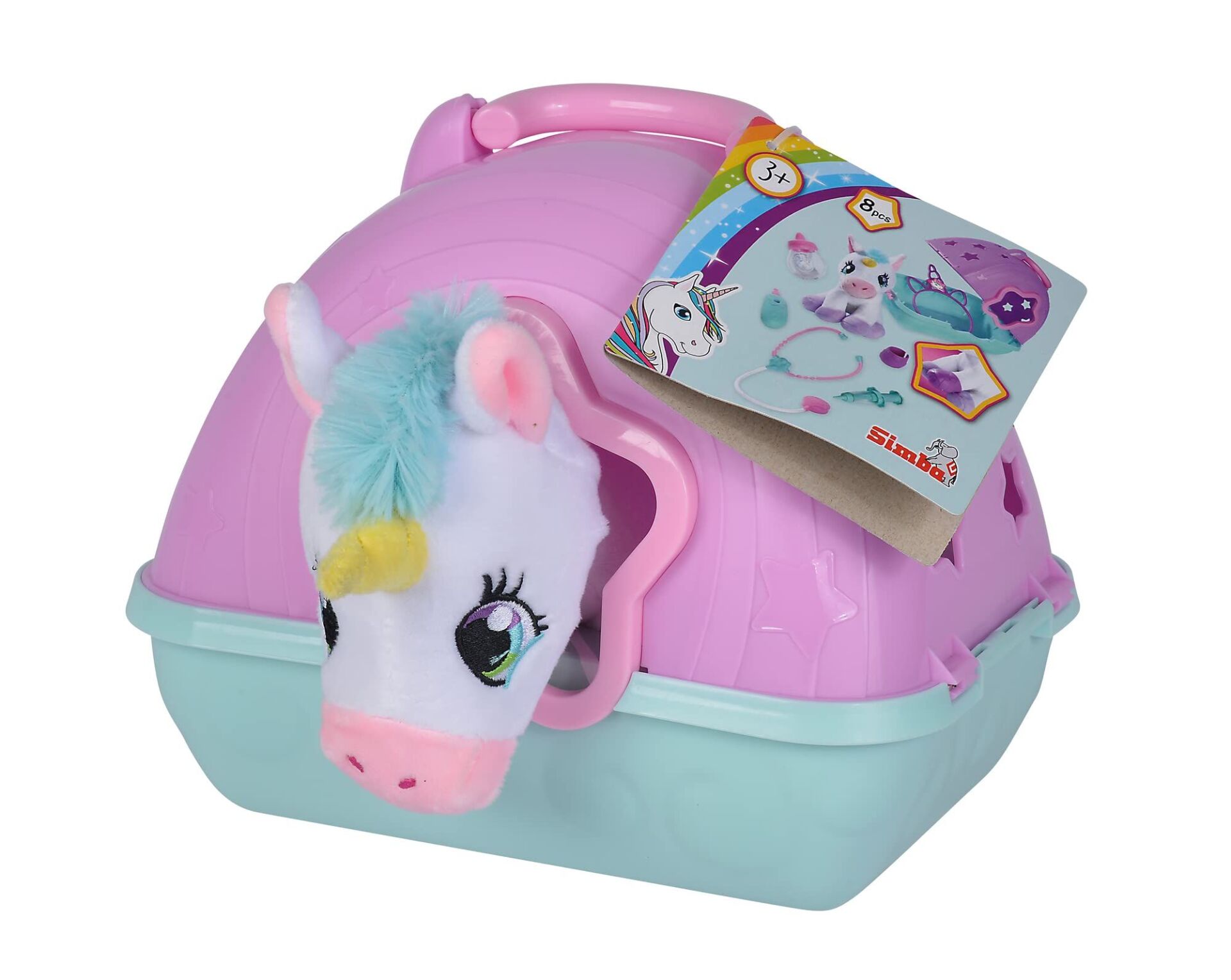 Simba Vet Case with Plush Unicorn 542140