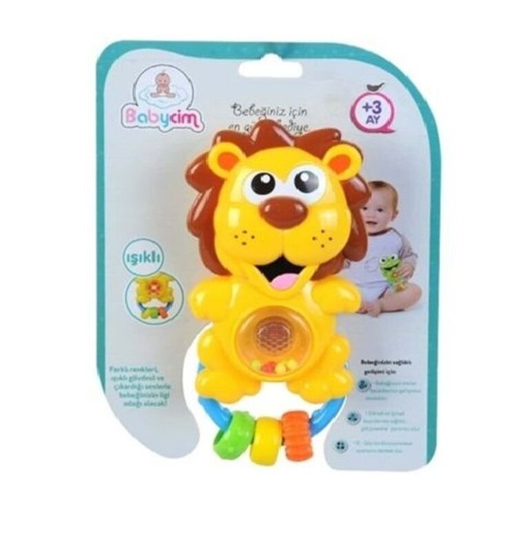 Birlik Babycim Sesli Pilli Aslan Çıngırak WD-3661B