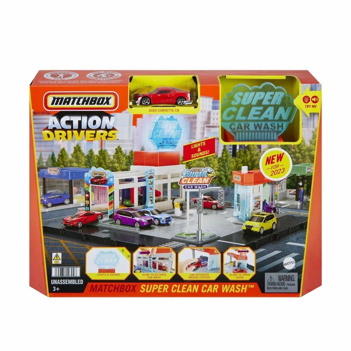 Mattel Matchbox Aksesuarlı Sürücüleri Süper Oto Yıkama Set HNJ54