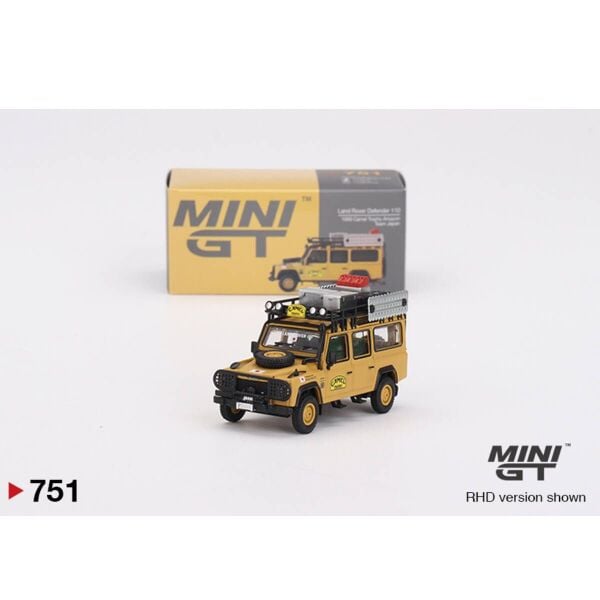 Mini GT 1/64 Land Rover Defender 110 1989 Camel