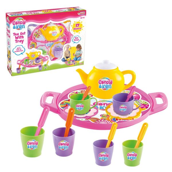 Fen Candy Ken Tepsili Çay Set 01593