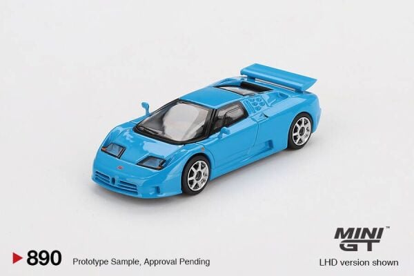 Mini GT 1/64 Bugatti EB110 Super Sport Blu Bugatti