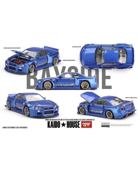 Mini GT KaidoHouse Nissan Skyline GT-R R34