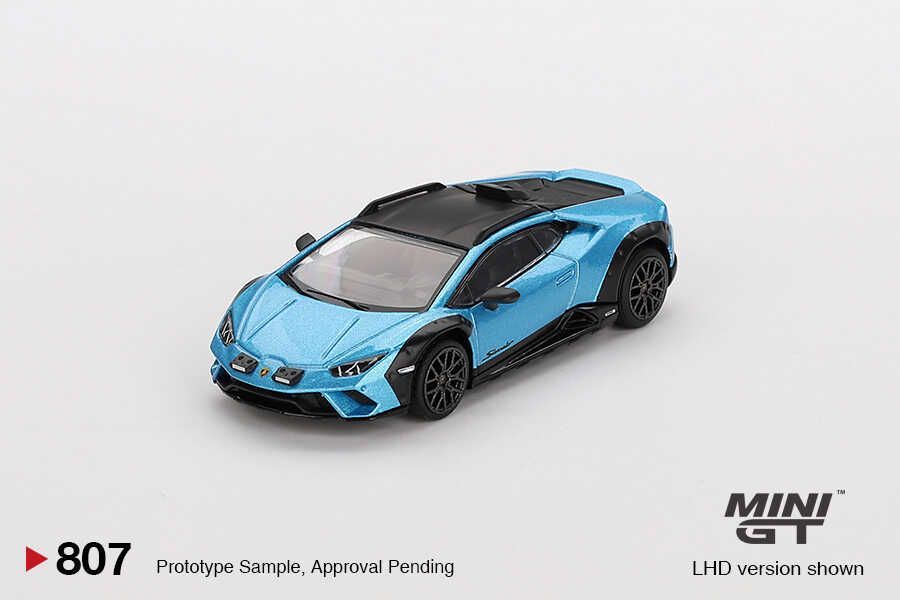Mini GT 1/64 Lamborghini Huracán Sterrato Blu Aegi