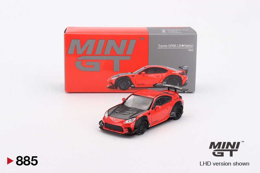 Mini GT 1/64 Toyota GR86 LB Nation Red
