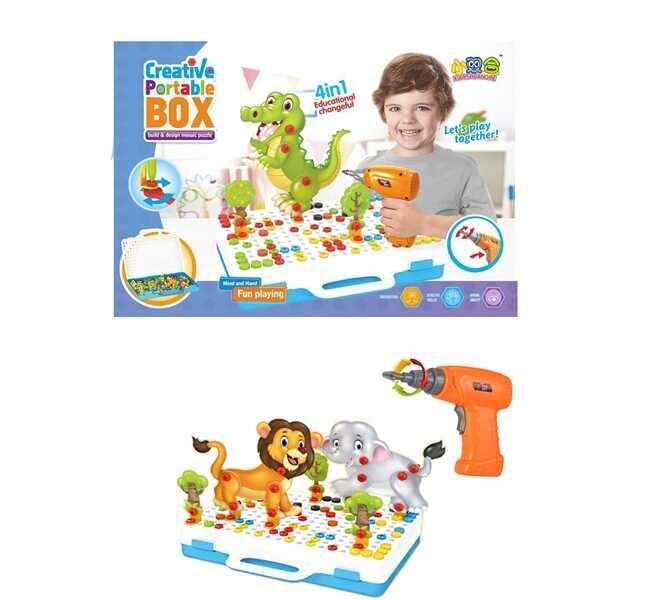 Birlik 3D Stem Eğitici Matkap Seti Hayvanlar URT014-001