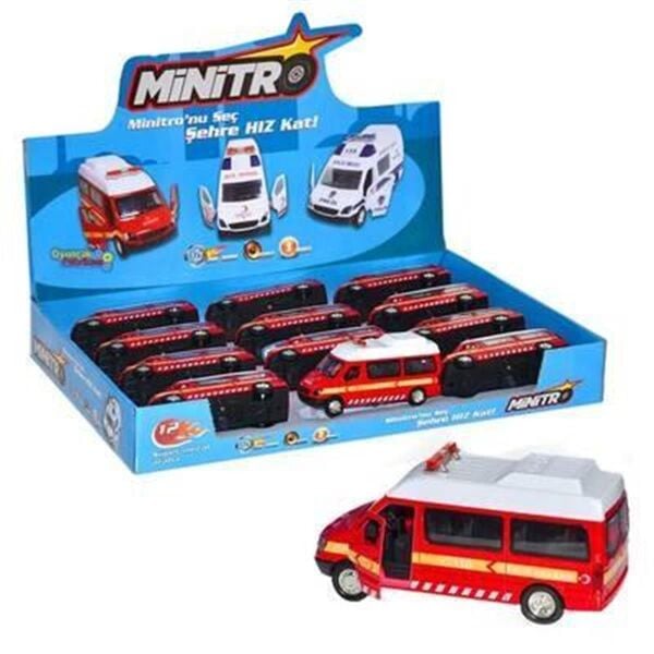 Birlik Metal Çekbırak Sesli Işıklı Otobüs FY8055-8