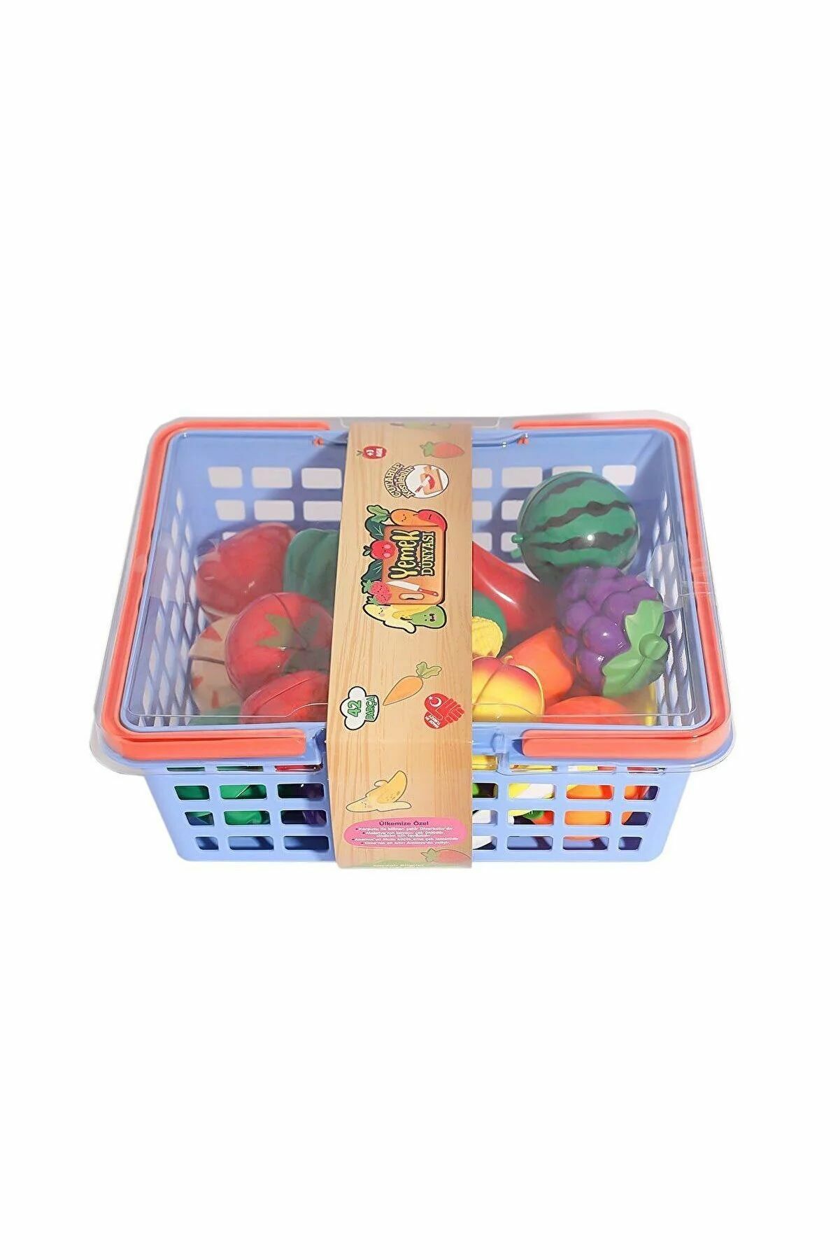 Birlik 42 Pcs Sepetli Kesilebilen Meyve Sebze 007