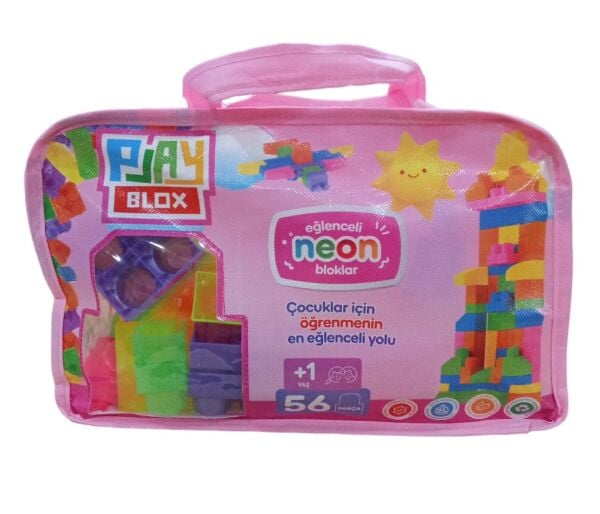 Toru Play Blox Neon 56 Parça Çantalı 3908