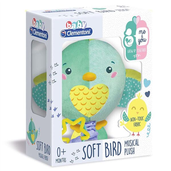 Clementoni Baby Müzikli Peluş Kuş 17269