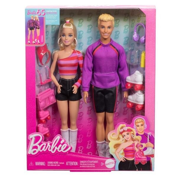 Mattel Barbie Ken 65 Yıl 2li Parti Bebekler HXK90