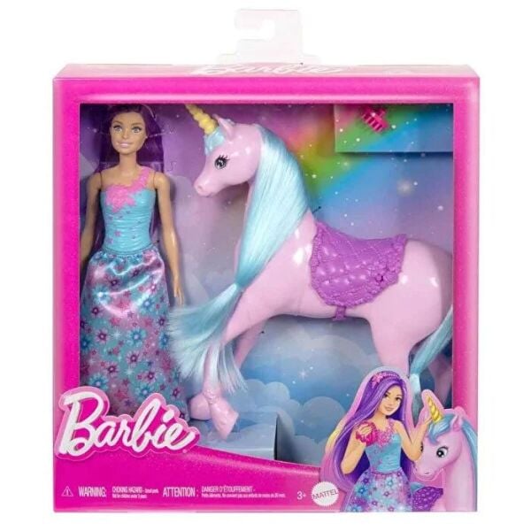 Mattel Barbie Bebek Tek Boynuzlu Atı HYT62