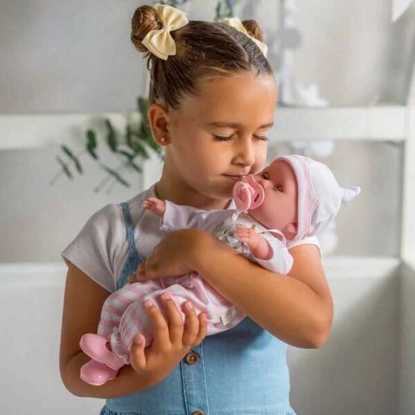 Isabel Oyuncak Bebek 38 Cm Pembe Ve Aksesuar Seti