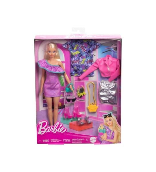 Mattel Barbie Moda Kıyafetleri Akseasuarları HYT61