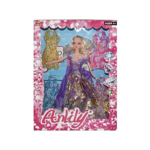 Oydaş Kutuda Anlily Bebek 4 Elbiseli 02251