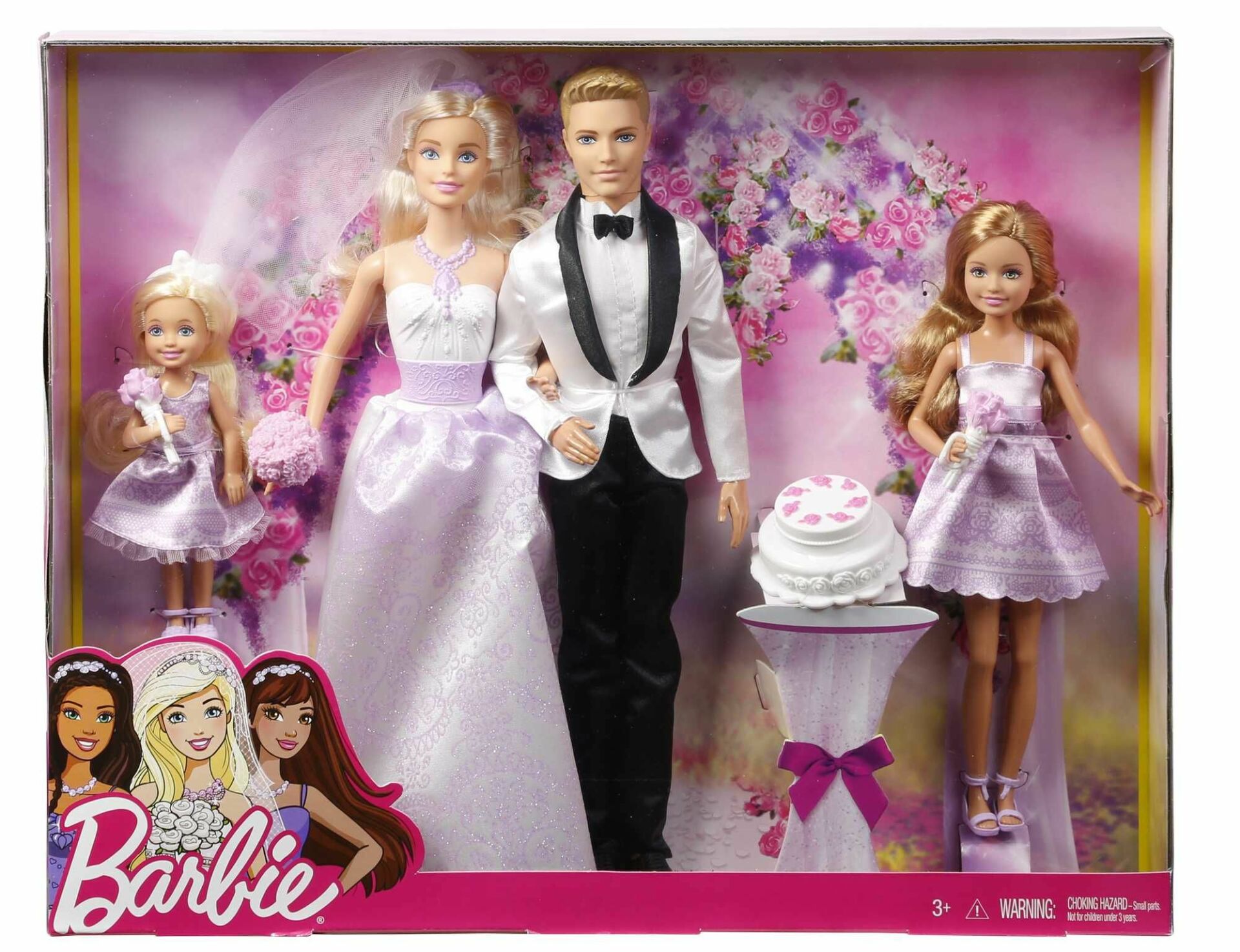 Mattel Barbie Gelin Damat ve Kız Kardeşler DJR88