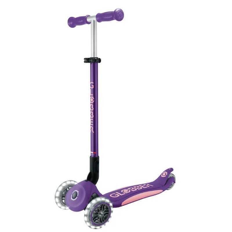 Isabel Elite Deluxe Işıklı Scooter Koyu Mor