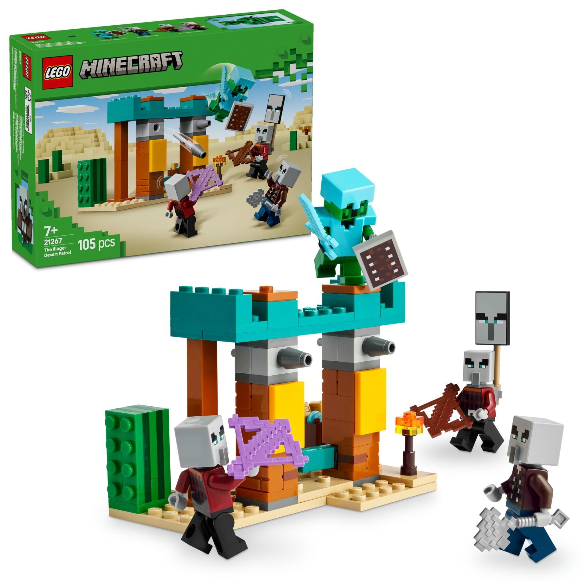 Lego MineCraft Serseri Köylü Çöl Devriyesi LMN21267