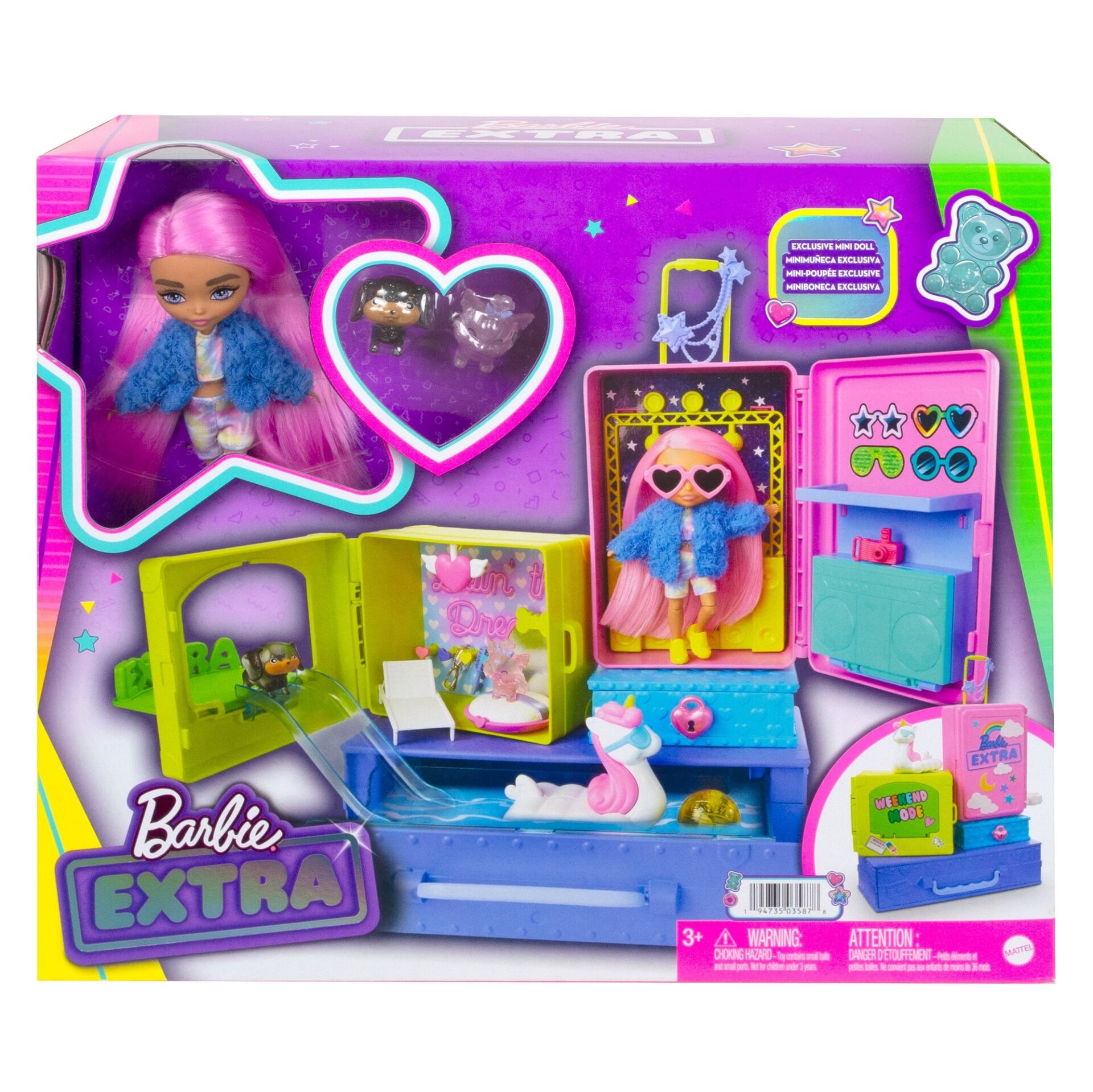 Mattel Barbie Extra Mini Hayvan Dostlarının Seyahat HCY91