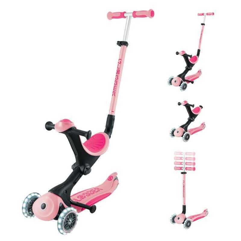 Isabel Go Up Deluxe Işıklı Scooter Pastel Pembe