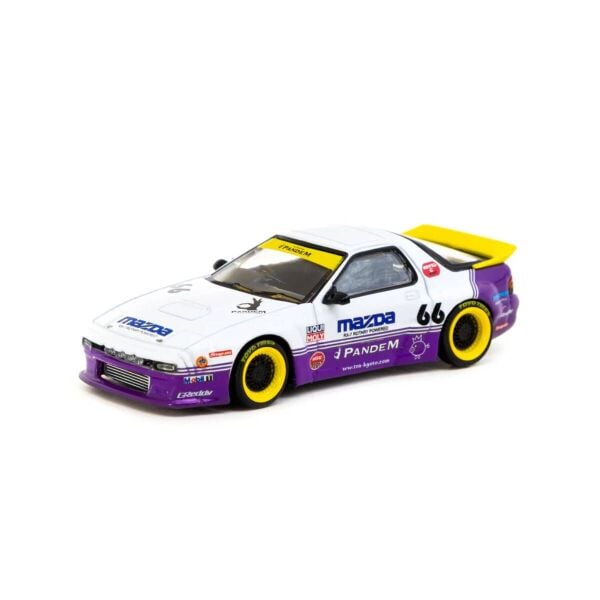 Tarmac 1/64 Pandem Mazda RX 7 FC3S White purple