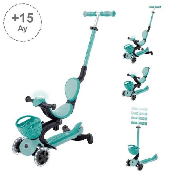 Isabel Go Up Baby 360 Işıklı Scooter Koyu Mint