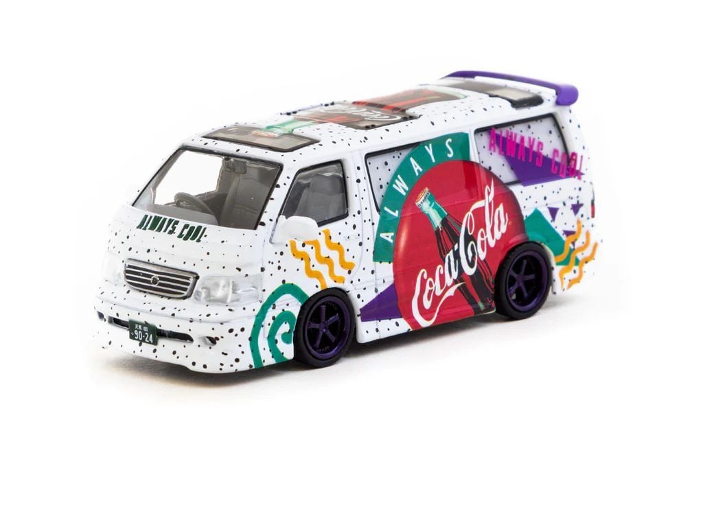 Tarmac 1/64 Toyota Hiace Wagon Custom Coca Cola