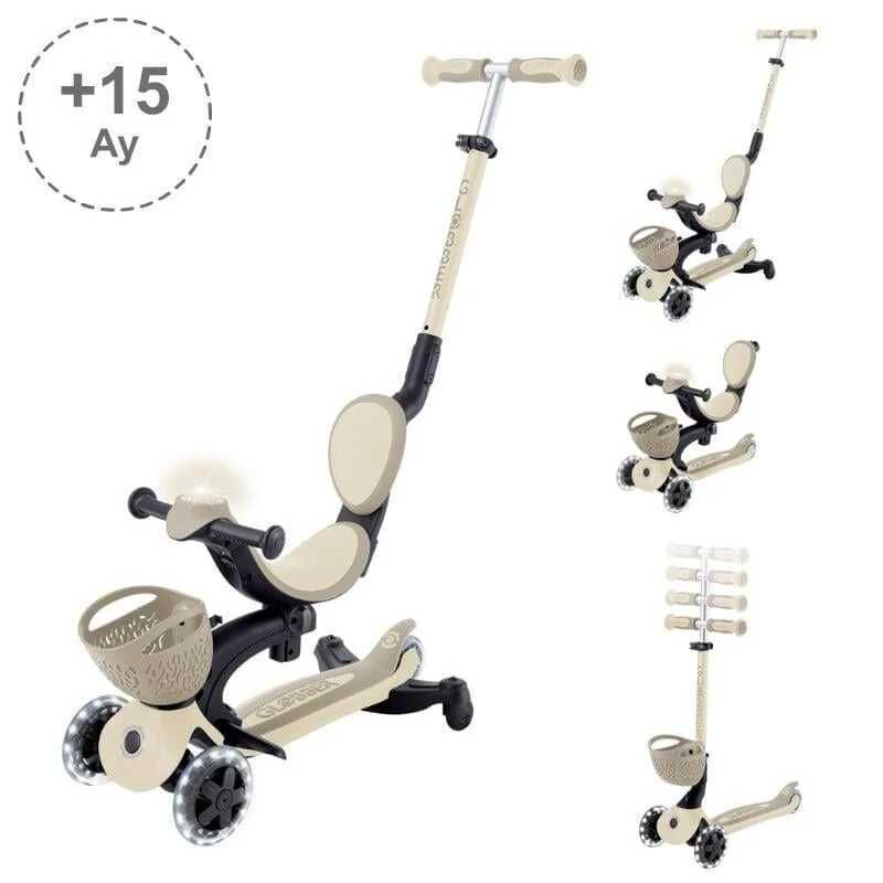 Isabel Go Up Baby 360 Işıklı Scooter Koyu Bej