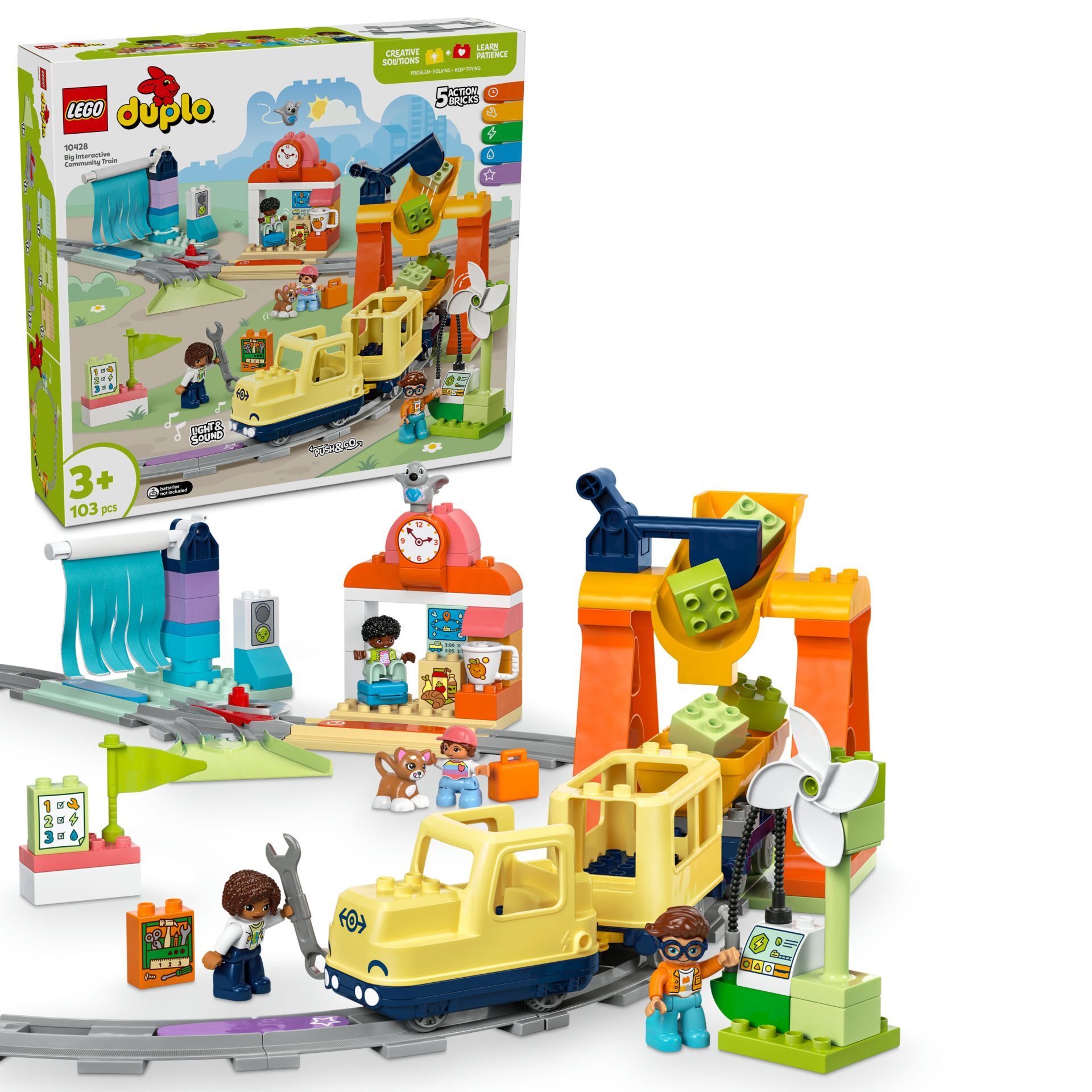 Lego Town Büyük İnteraktif Mahalle Treni 10428