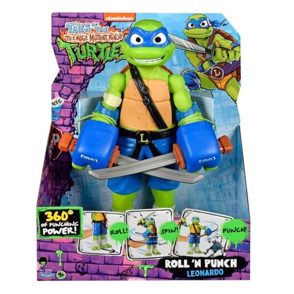 Giochi Ninja Turtles Roll N Punch Leonardo Figürü