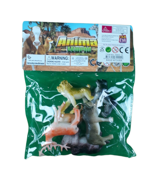 Canem Küçük 6 Lı Pvs Vahşi Hayvanlar 888A-10