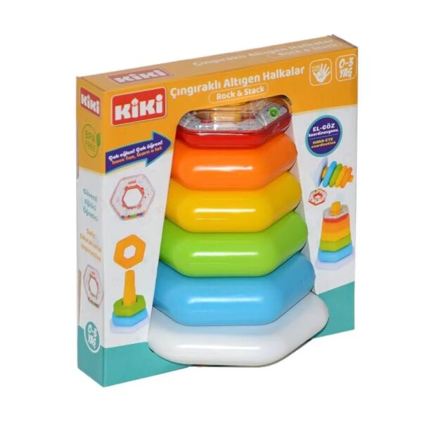 Kiki Altıgen Halkalar Çıngıraklı AE-1510