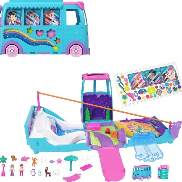 Mattel Polly Pocket Hayvan Karavan Macerası JCC22
