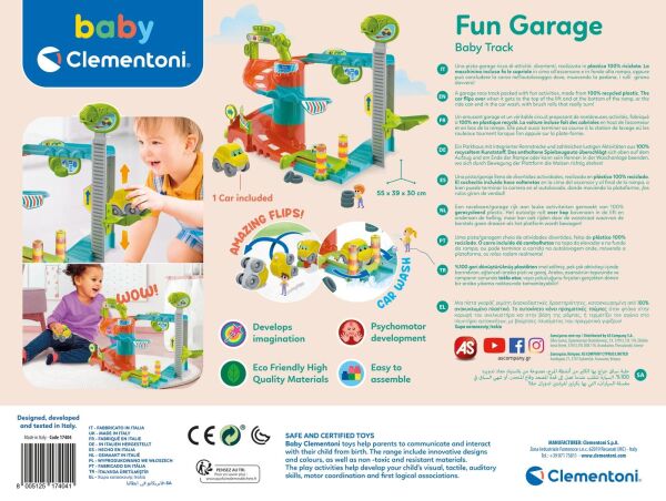 Baby Clementoni Eğlenceli Garaj 17404