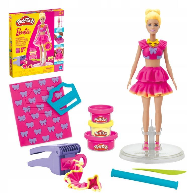 Hasbro Play Doh Barbie Volanlar ve Düğmeler G1361