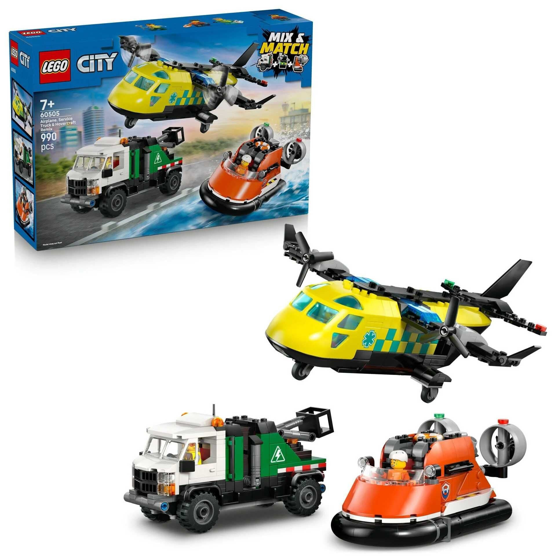 Lego City Uçak Kamyon Ve Hovercraft 60505