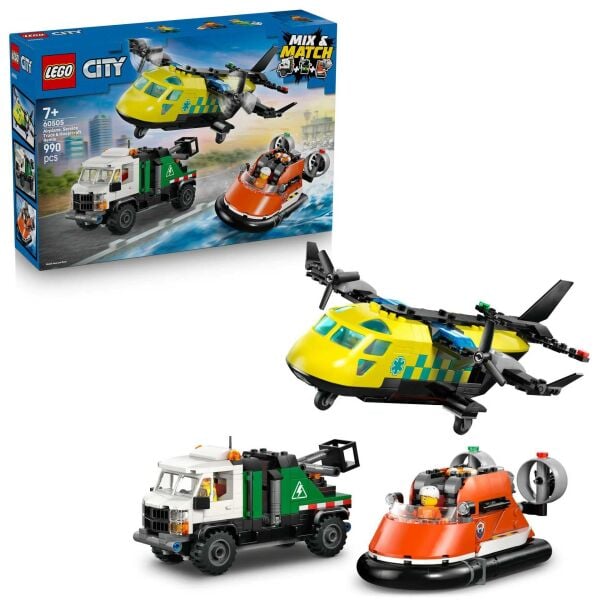 Lego City Uçak Kamyon Ve Hovercraft 60505
