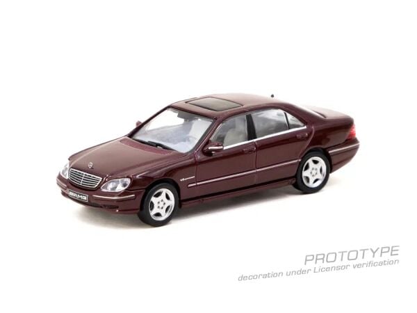 Tarmac 1/64 Mercedes Benz S 55 AMG Bordeaux Red Me