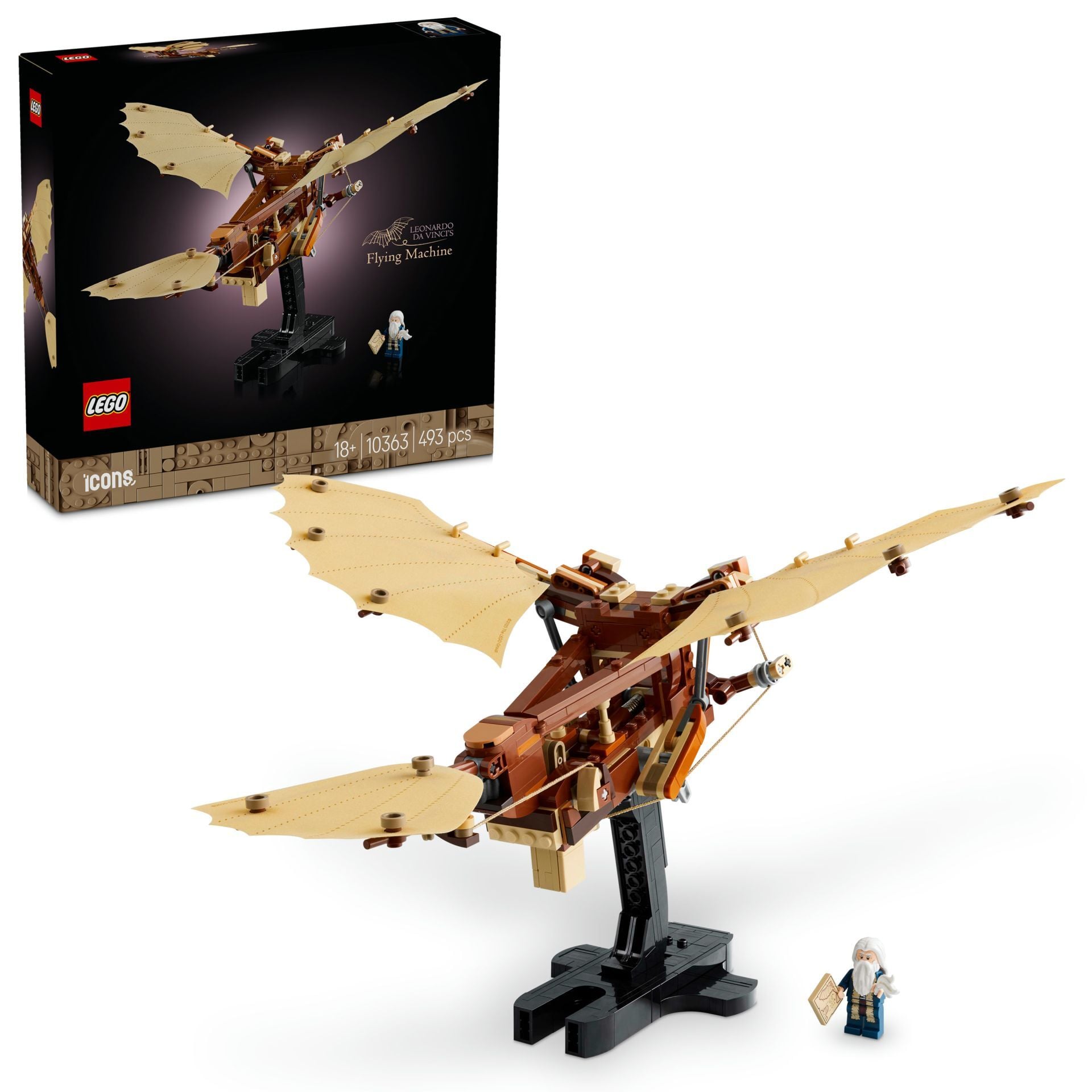 Lego Icons Leonardo da Vincinin Uçan Makine 10363