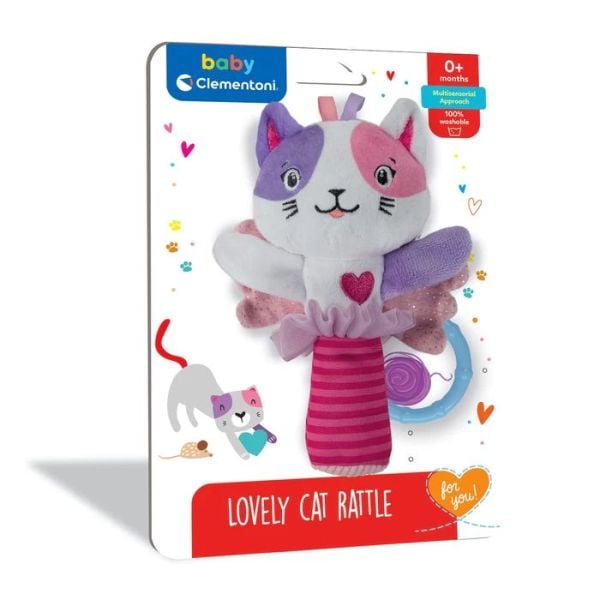 Clementoni Baby Yumuşak Kitty Çıngırak 17784