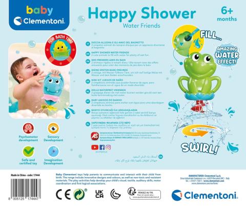 Baby Clementoni İlk Arkadaşlarım Banyo Oyuncağı