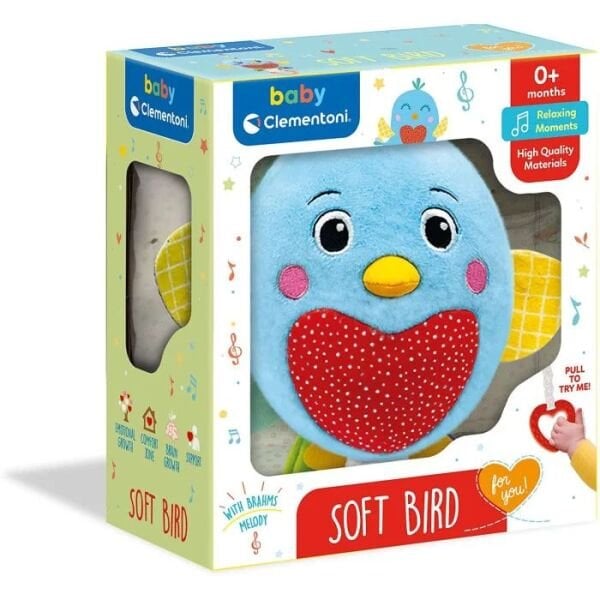 Clementoni Baby Yumuşak Kuş Müzikli Peluş 17794