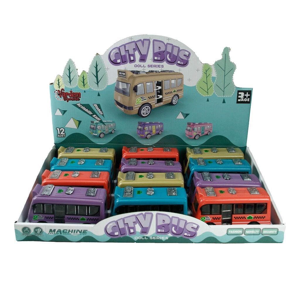 Vardem Kapıları Açılan Renkli Otobüs JW567-043