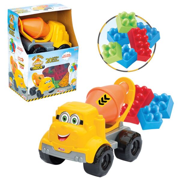 Fen Kutulu Küçük Çimento Kamyonum 20 Parça 03497